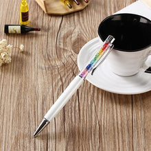 Load image into Gallery viewer, 1PCS  11 Colors Rainbow Diamond Ballpoint Pen Crystal