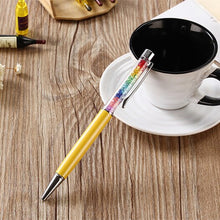 Load image into Gallery viewer, 1PCS  11 Colors Rainbow Diamond Ballpoint Pen Crystal