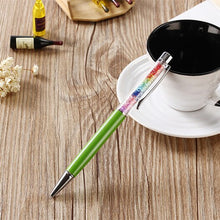 Load image into Gallery viewer, 1PCS  11 Colors Rainbow Diamond Ballpoint Pen Crystal