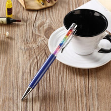 Load image into Gallery viewer, 1PCS  11 Colors Rainbow Diamond Ballpoint Pen Crystal