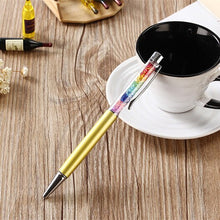 Load image into Gallery viewer, 1PCS  11 Colors Rainbow Diamond Ballpoint Pen Crystal