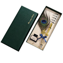 Load image into Gallery viewer, English Calligraphy Feather Dip Quill Pen