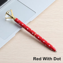 Load image into Gallery viewer, 1PCS Crystal Ball Pens Polka Dot Fashion