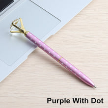 Load image into Gallery viewer, 1PCS Crystal Ball Pens Polka Dot Fashion
