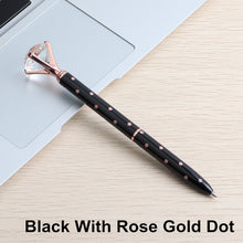 Load image into Gallery viewer, 1PCS Crystal Ball Pens Polka Dot Fashion