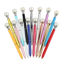Load image into Gallery viewer, 15PCS/LOT Colorful Pearl metal Ballpoint