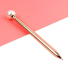 Load image into Gallery viewer, 15PCS/LOT Colorful Pearl metal Ballpoint