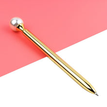 Load image into Gallery viewer, 15PCS/LOT Colorful Pearl metal Ballpoint