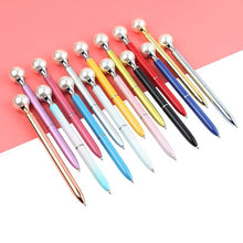 Load image into Gallery viewer, 15PCS/LOT Colorful Pearl metal Ballpoint