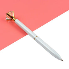 Load image into Gallery viewer, 14PCS Kawaii Ballpoint Pen Big Gem Metal Ball Pen