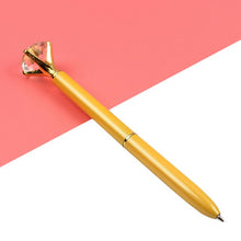Load image into Gallery viewer, 14PCS Kawaii Ballpoint Pen Big Gem Metal Ball Pen