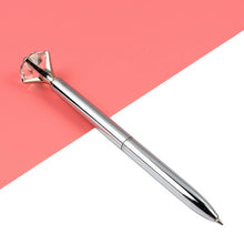 Load image into Gallery viewer, 14PCS Kawaii Ballpoint Pen Big Gem Metal Ball Pen