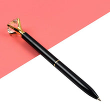 Load image into Gallery viewer, 14PCS Kawaii Ballpoint Pen Big Gem Metal Ball Pen