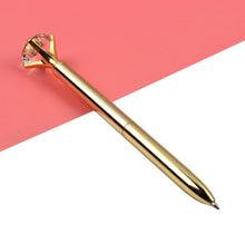 Load image into Gallery viewer, 14PCS Kawaii Ballpoint Pen Big Gem Metal Ball Pen