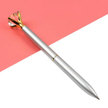 Load image into Gallery viewer, 14PCS Kawaii Ballpoint Pen Big Gem Metal Ball Pen