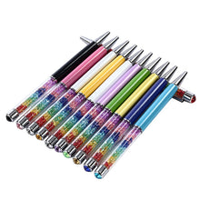 Load image into Gallery viewer, 2PCS Pen Beautiful Lady Rainbow Crystal