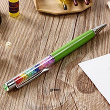 Load image into Gallery viewer, 2PCS Pen Beautiful Lady Rainbow Crystal