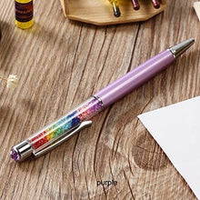 Load image into Gallery viewer, 2PCS Pen Beautiful Lady Rainbow Crystal