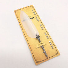 Load image into Gallery viewer, Beautiful Feather Dip Fountain Pen