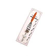 Load image into Gallery viewer, 1Set Calligraphy Feathers Fountain Pen
