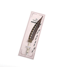 Load image into Gallery viewer, 1Set Calligraphy Feathers Fountain Pen