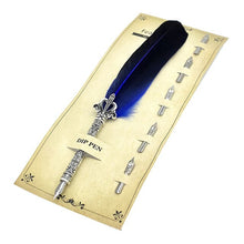 Load image into Gallery viewer, Feather Dip Fountain Pen